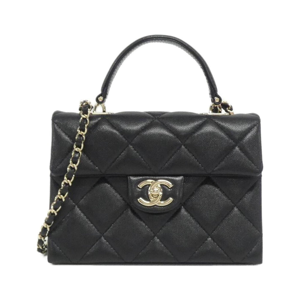 Chanel Chanel Quilted Lambskin TopHandle Bag