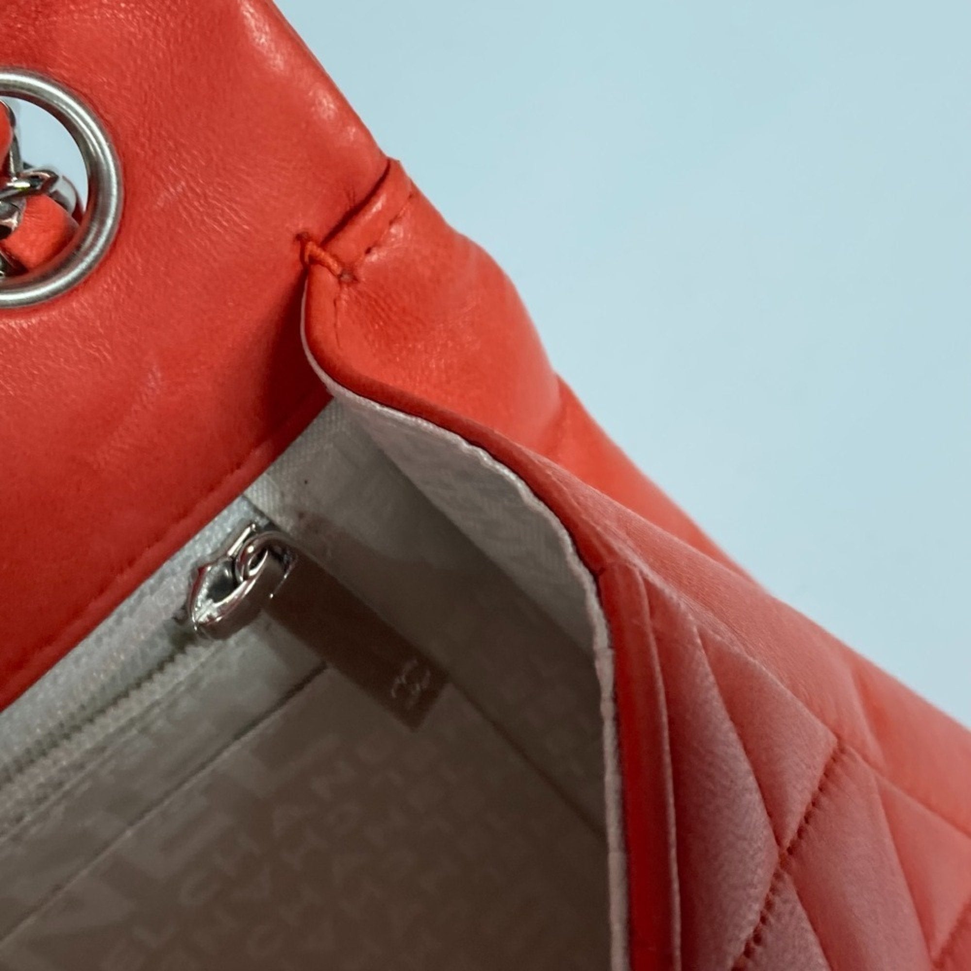 Chanel Classic Flap Ladybug Charm Bag