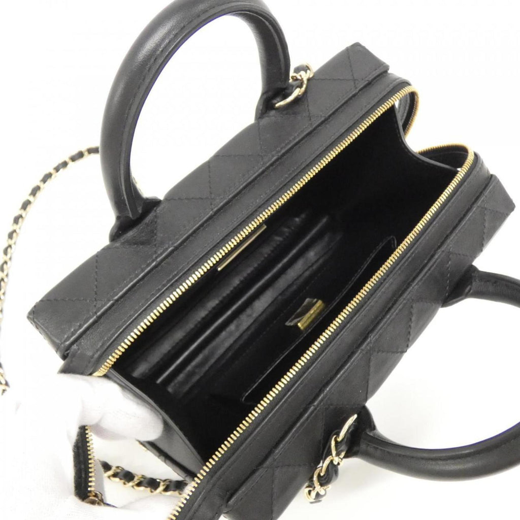 Chanel Box Bag Quilted Leather