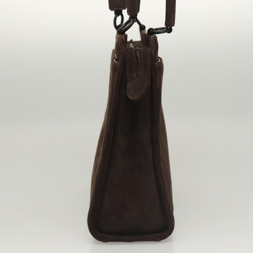 Chanel Suede Quilted Shoulder Bag