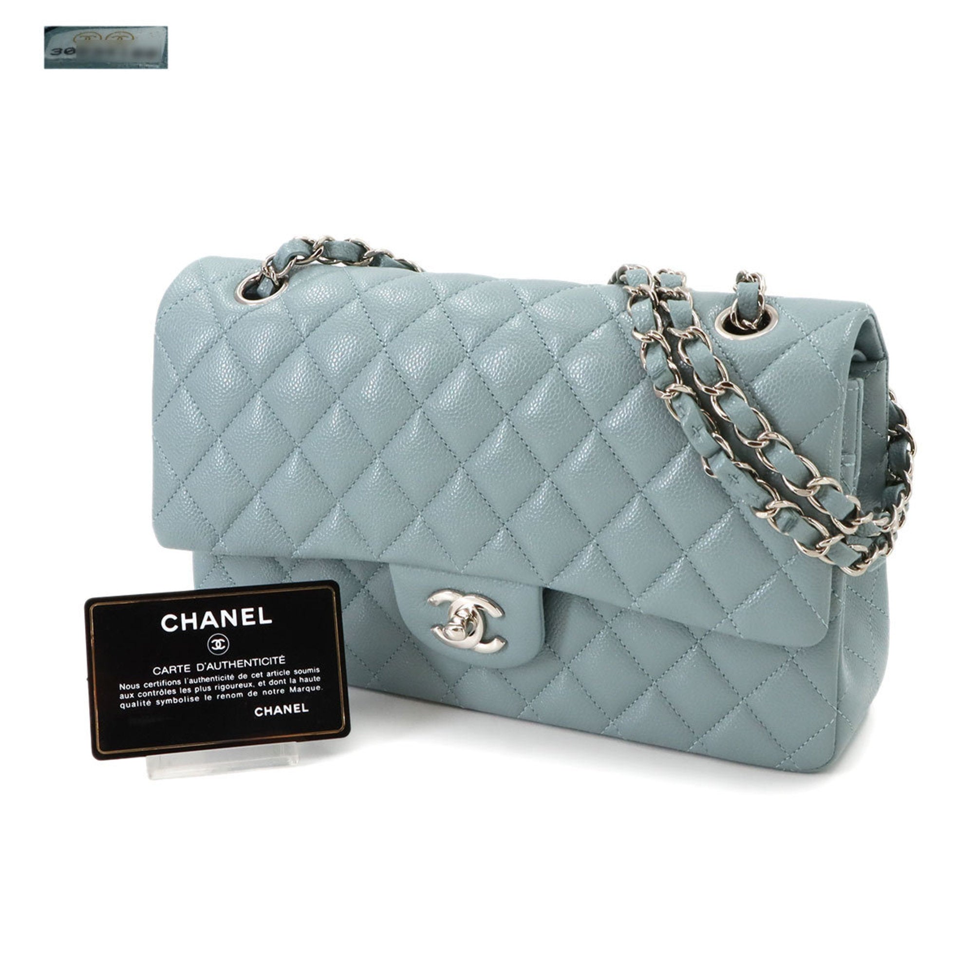 Chanel Timeless Leather Handbag with  Card