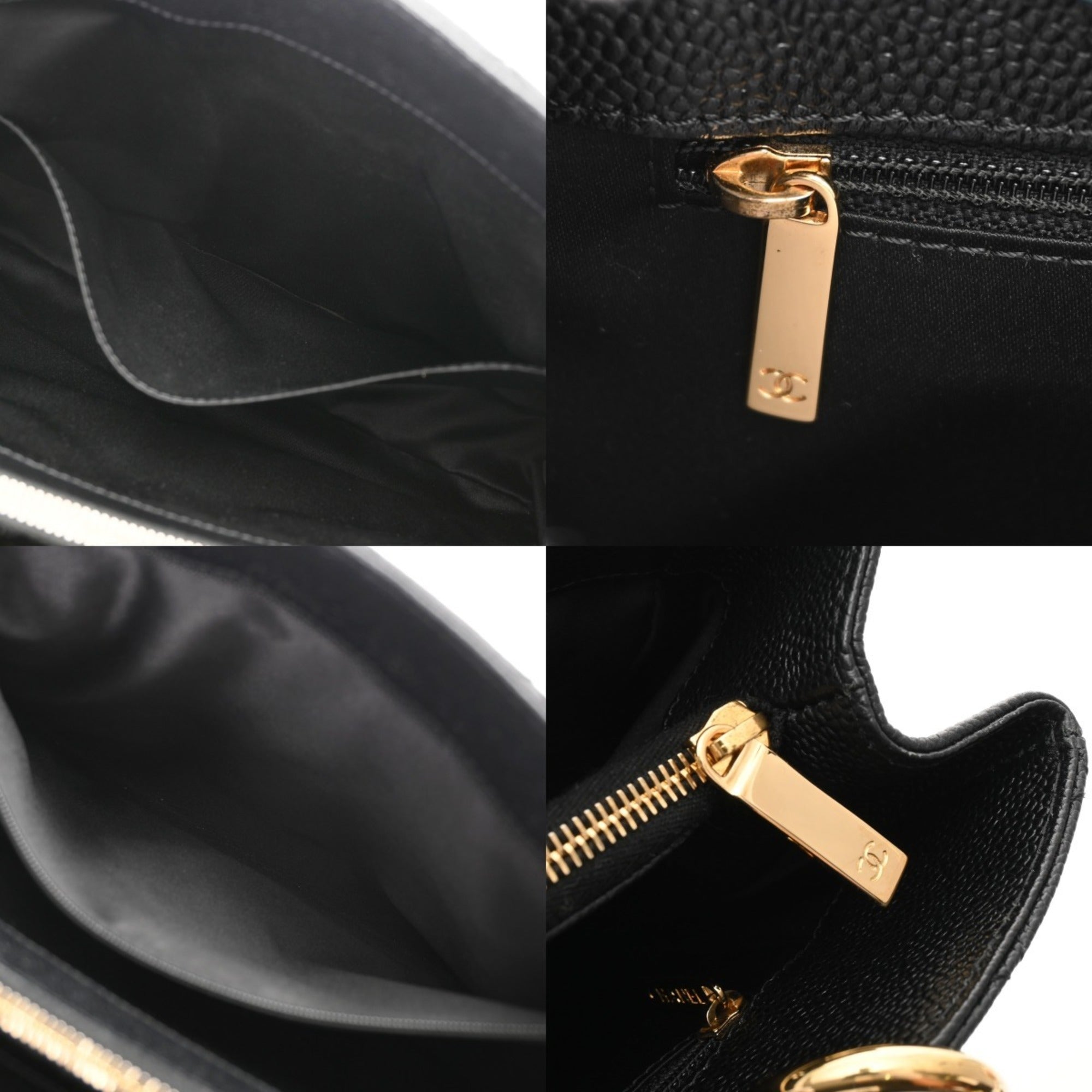 Chanel Grand Shopping Leather Tote with Dust Bag and  Card