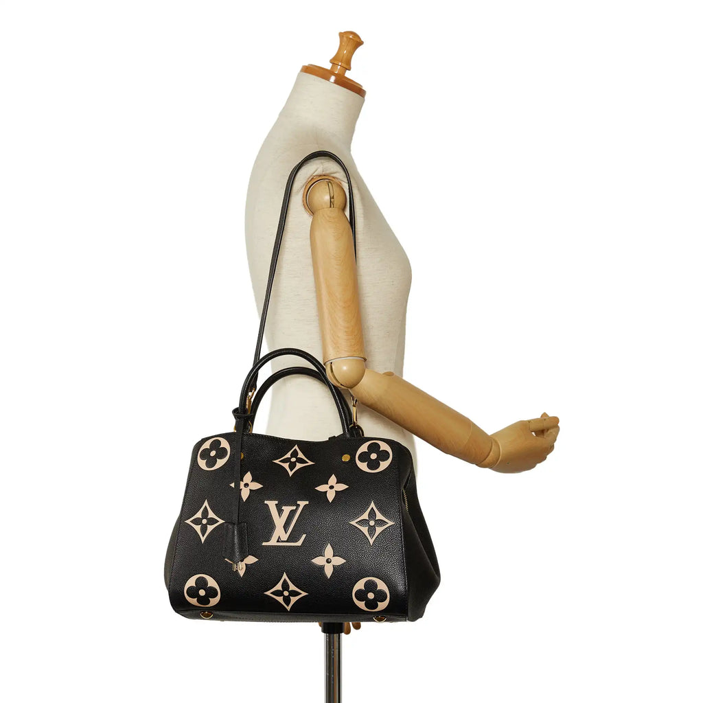 Louis Vuitton Montaigne MM Bicolor Monogram Empreinte Giant