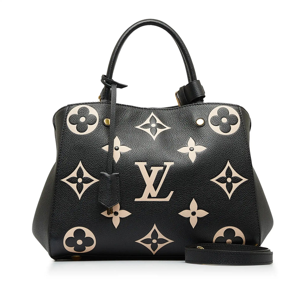 Louis Vuitton Montaigne MM Bicolor Monogram Empreinte Giant