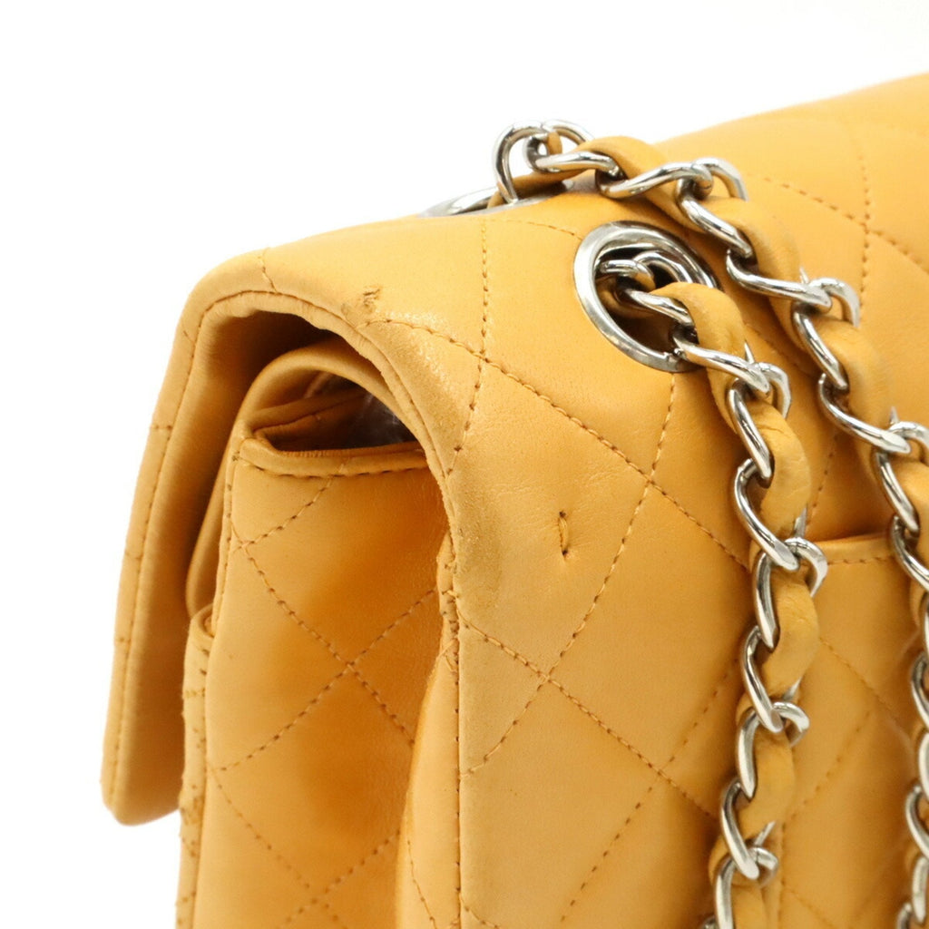 Chanel Timeless Leather Handbag with Dust Bag and Minor Wear