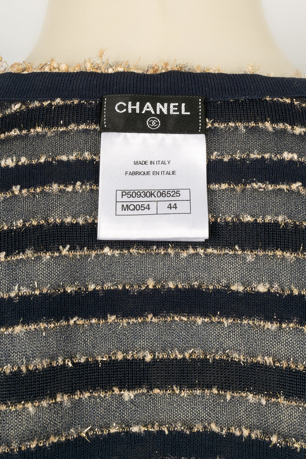 Gilet bleu Chanel