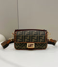 FI Baguette Khaki For Women, WomenÃ¢â‚¬â„¢s Handbags, Shoulder And Crossbody Bags, 10.6in/27cm FF 8BR600