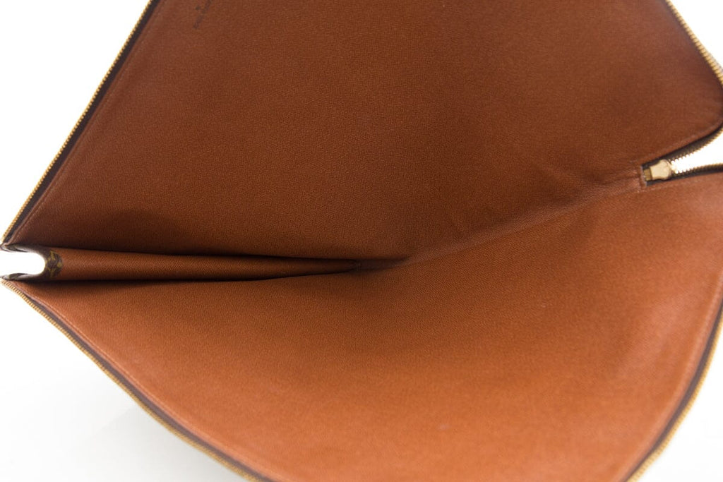 Louis Vintage Vuitton Brown Monogram Canvas Laptop Case
