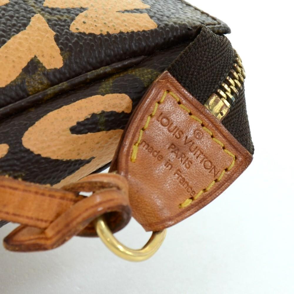 Louis Vuitto Monogram Canvas Pochette Accessoires Evening Bag - 2001 Limited Graffiti Edition