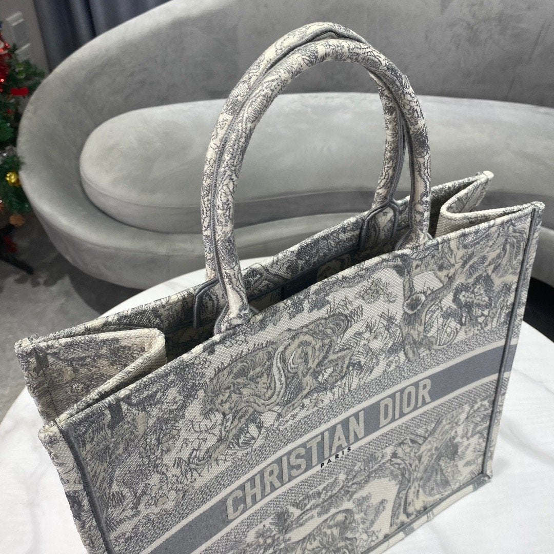 GLAMI Large Book Tote Gray Multicolor, For Women, WomenÃ¢â‚¬â„¢s Handbags 16.5in/42cm CD