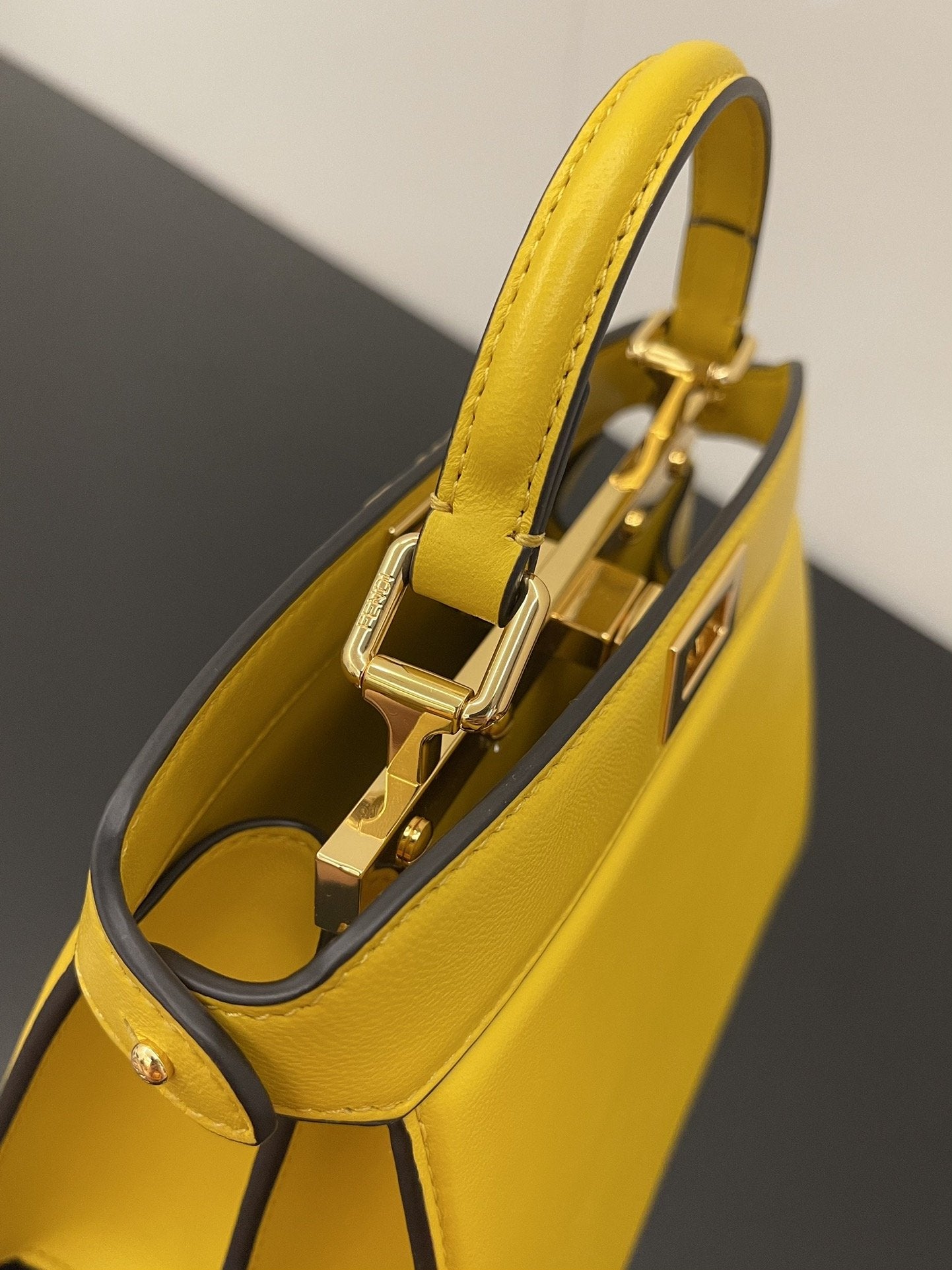 FI GlamI ISeeU Petite Yellow Small Bag For Woman 20cm/8in