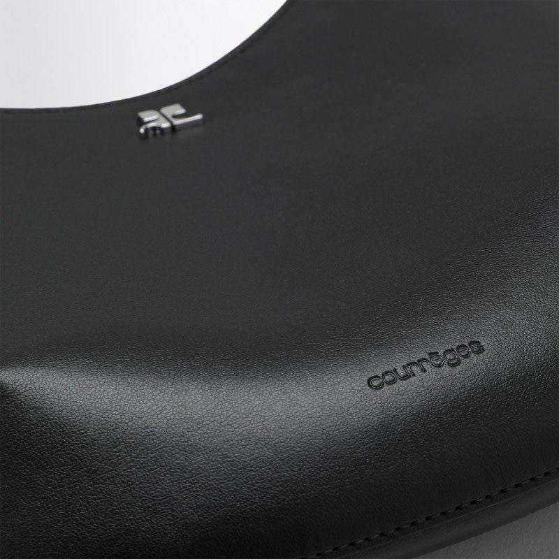 BLACK LEATHER HOLY TEJUS BAG