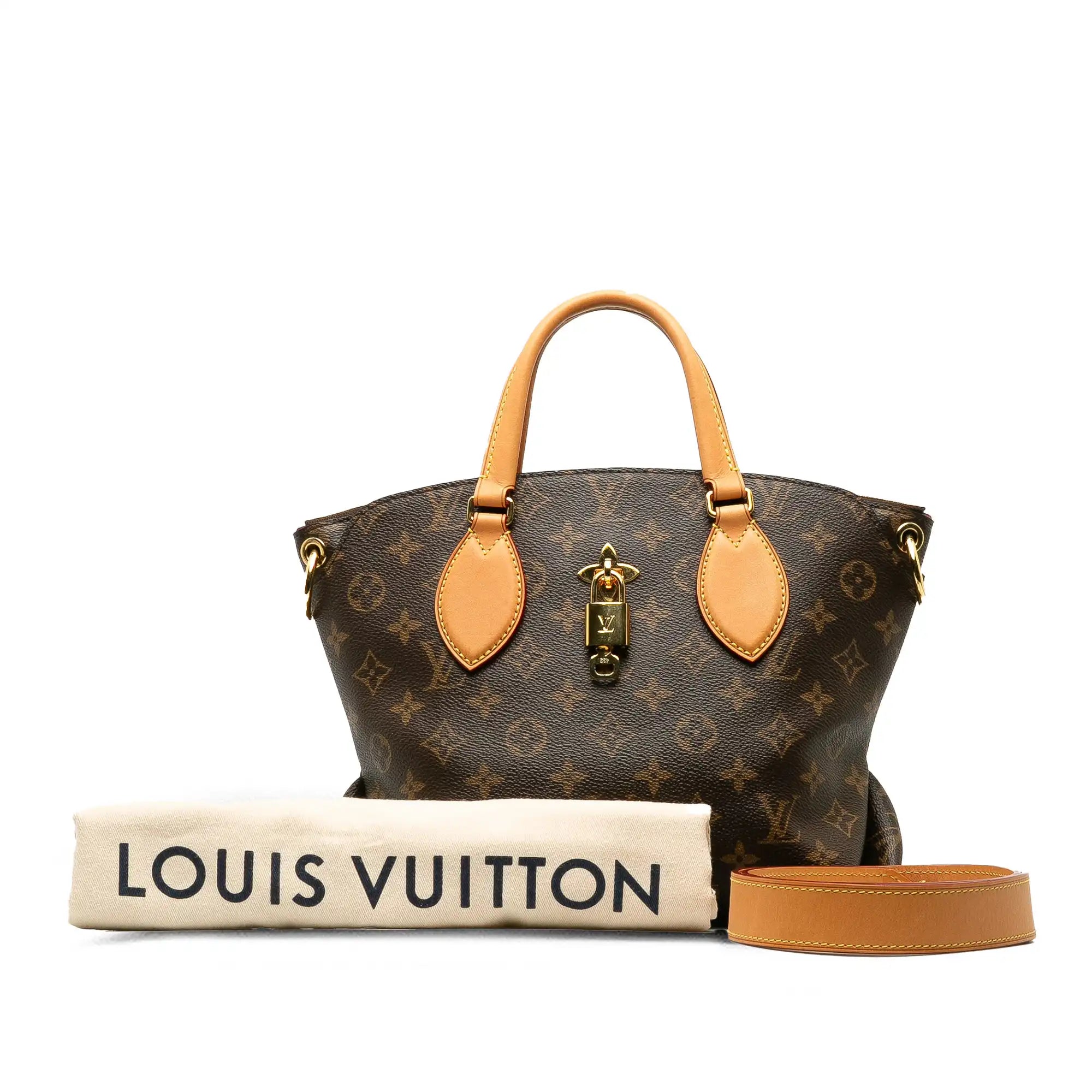 Monogram Flower Zipped Tote PM