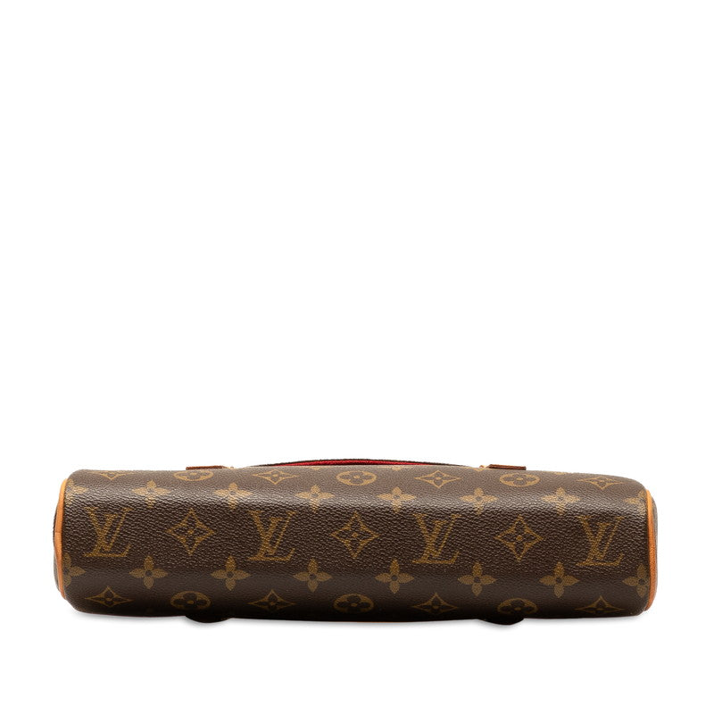 Louis Vuitton Monogram Sonatine Handbag M51902 Brown PVC Leather  Louis Vuitton
