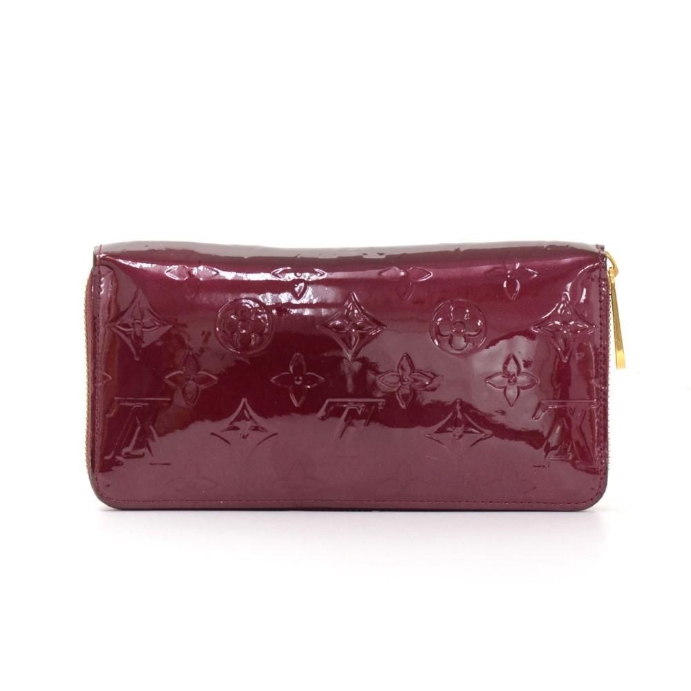 Louis Vuitto Zippy Monogram Vernis Leather Wallet