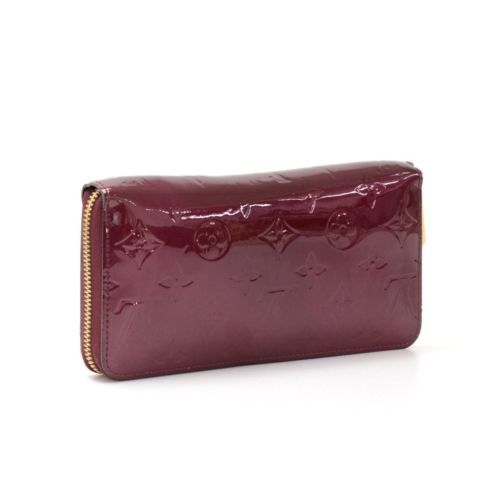 Louis Vuitto Zippy Monogram Vernis Leather Wallet