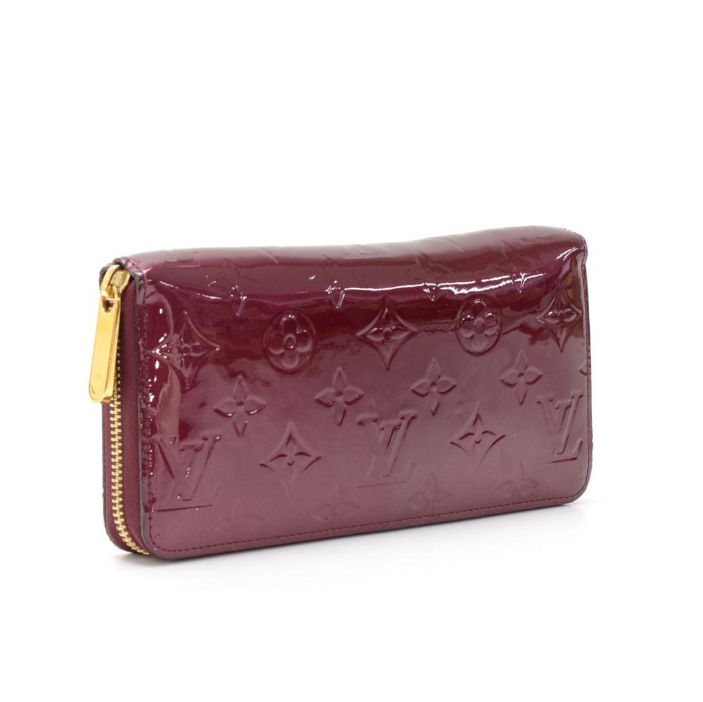 Louis Vuitto Zippy Monogram Vernis Leather Wallet
