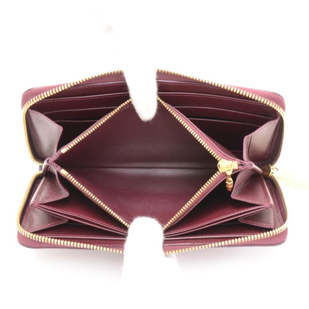 Louis Vuitto Zippy Monogram Vernis Leather Wallet