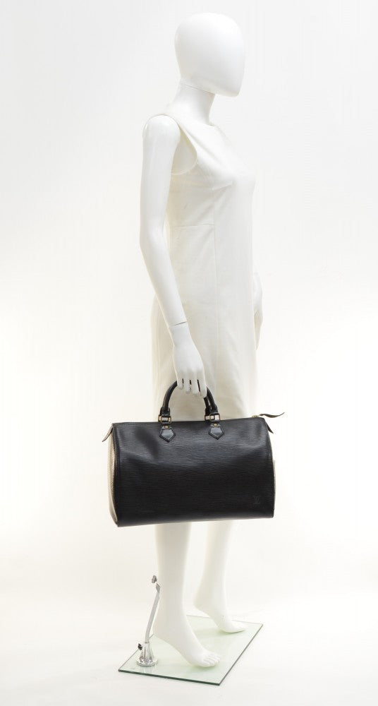 Louis Vuitto Speedy 35 Epi Leather Handbag