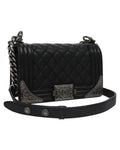 CHANEL Boy Chanel Bag Quilted Leather