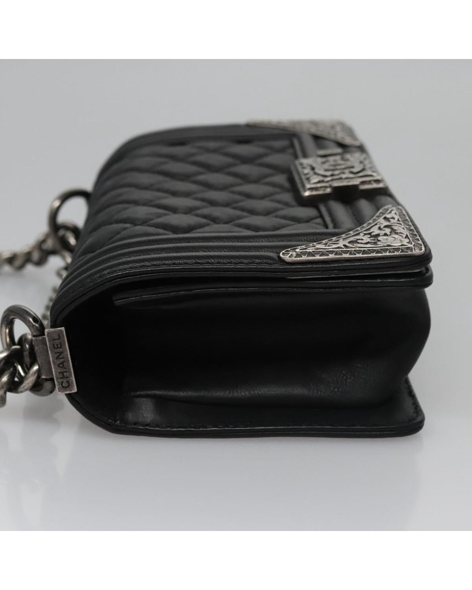 CHANEL Boy Chanel Bag Quilted Leather