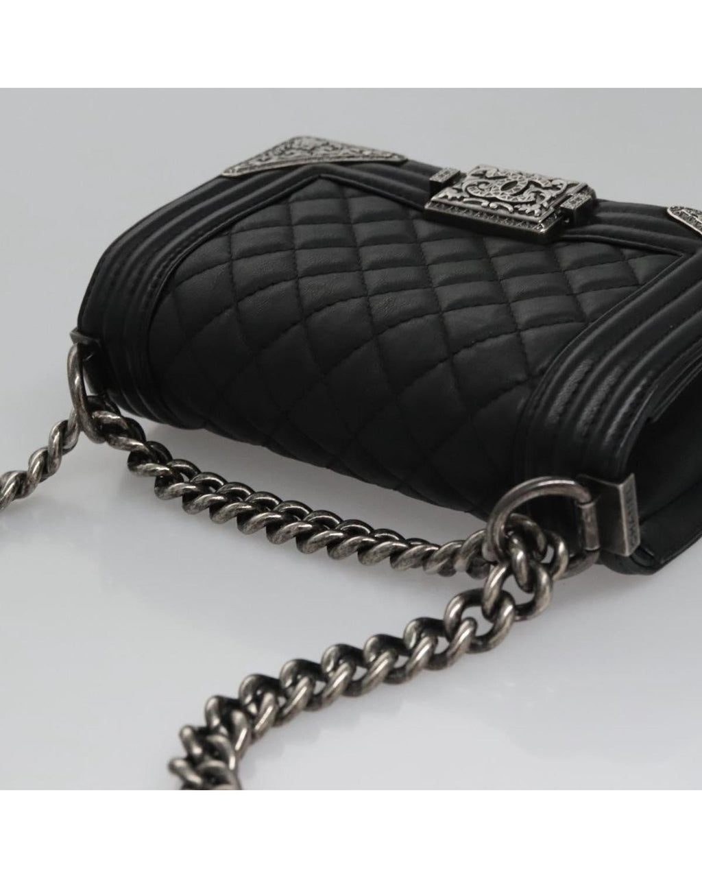 CHANEL Boy Chanel Bag Quilted Leather