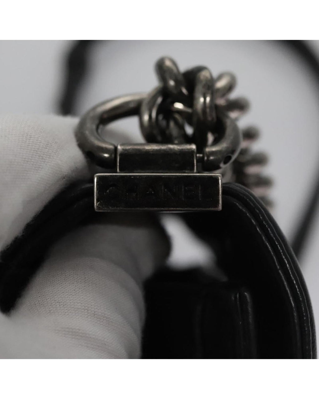CHANEL Boy Chanel Bag Quilted Leather