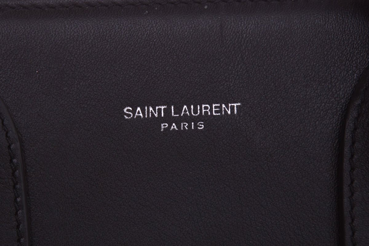 Saint Laurent Black Patch Detail Sac de Jour NM