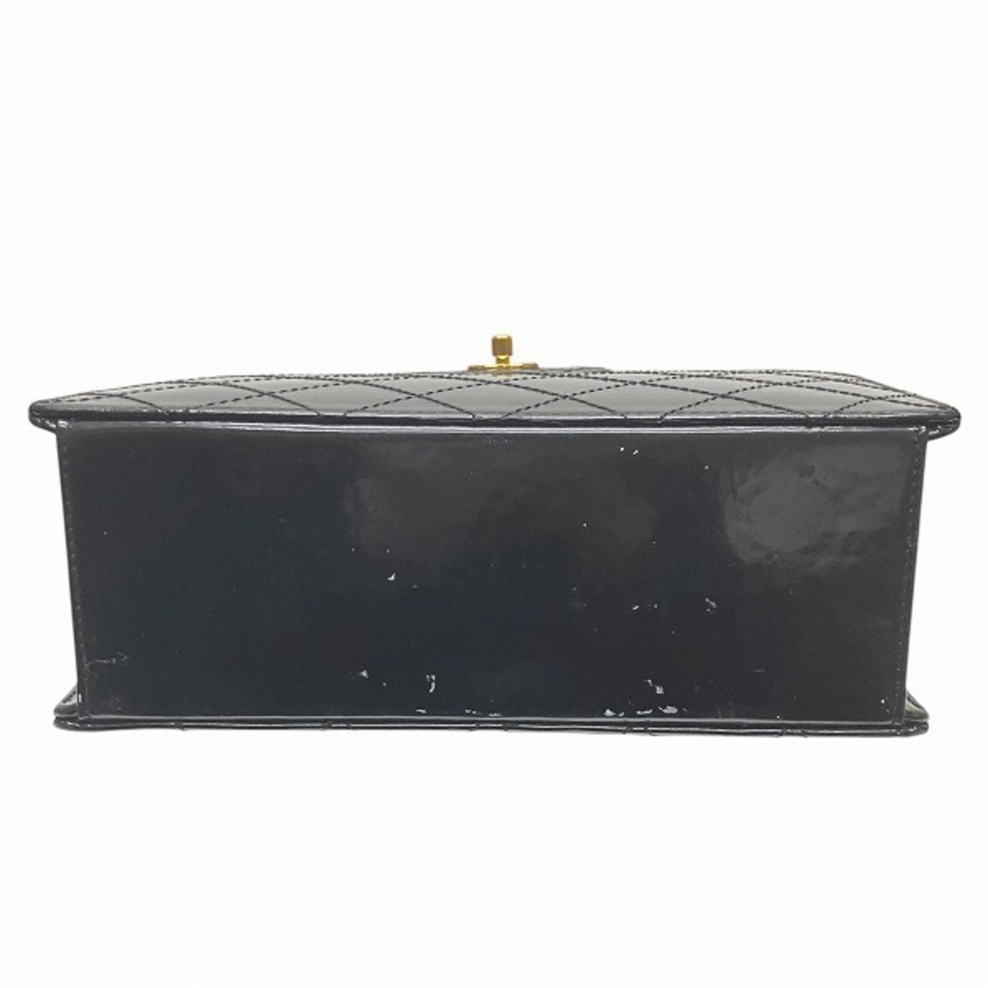 Chanel Patent Leather Quilted Handbag