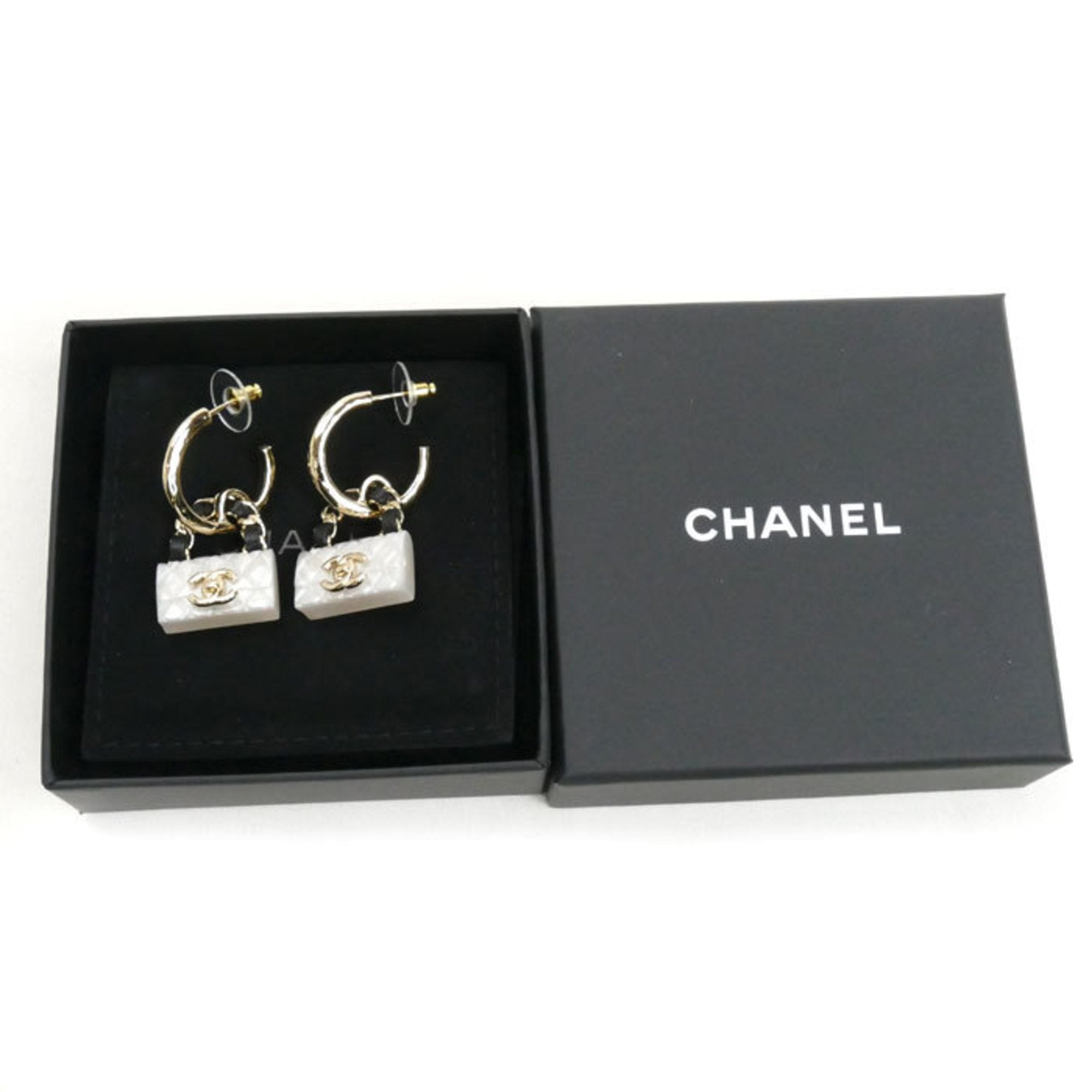 Chanel Chanel Style Bag Charm Earrings
