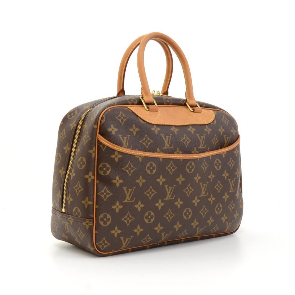Louis Vuitto Deauville Monogram Canvas Handbag