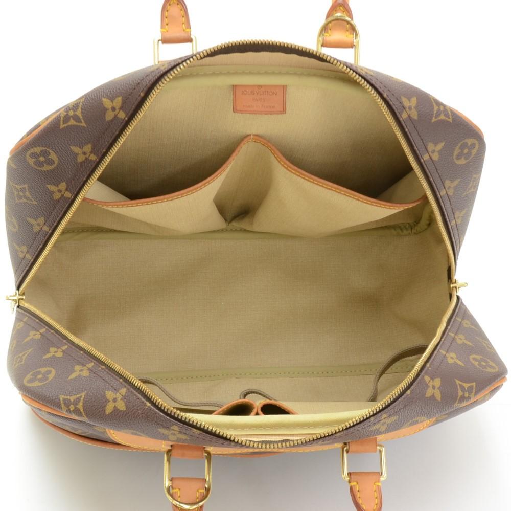 Louis Vuitto Deauville Monogram Canvas Handbag