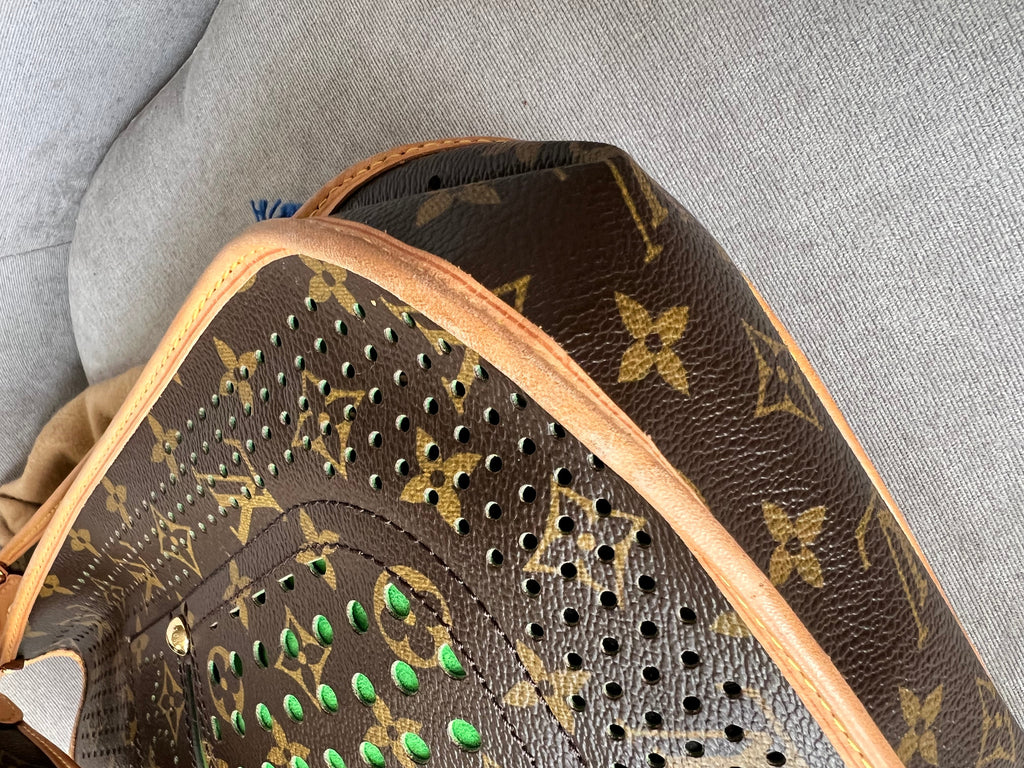 Louis Vuitton Perforated Monogram Green Musette Bag