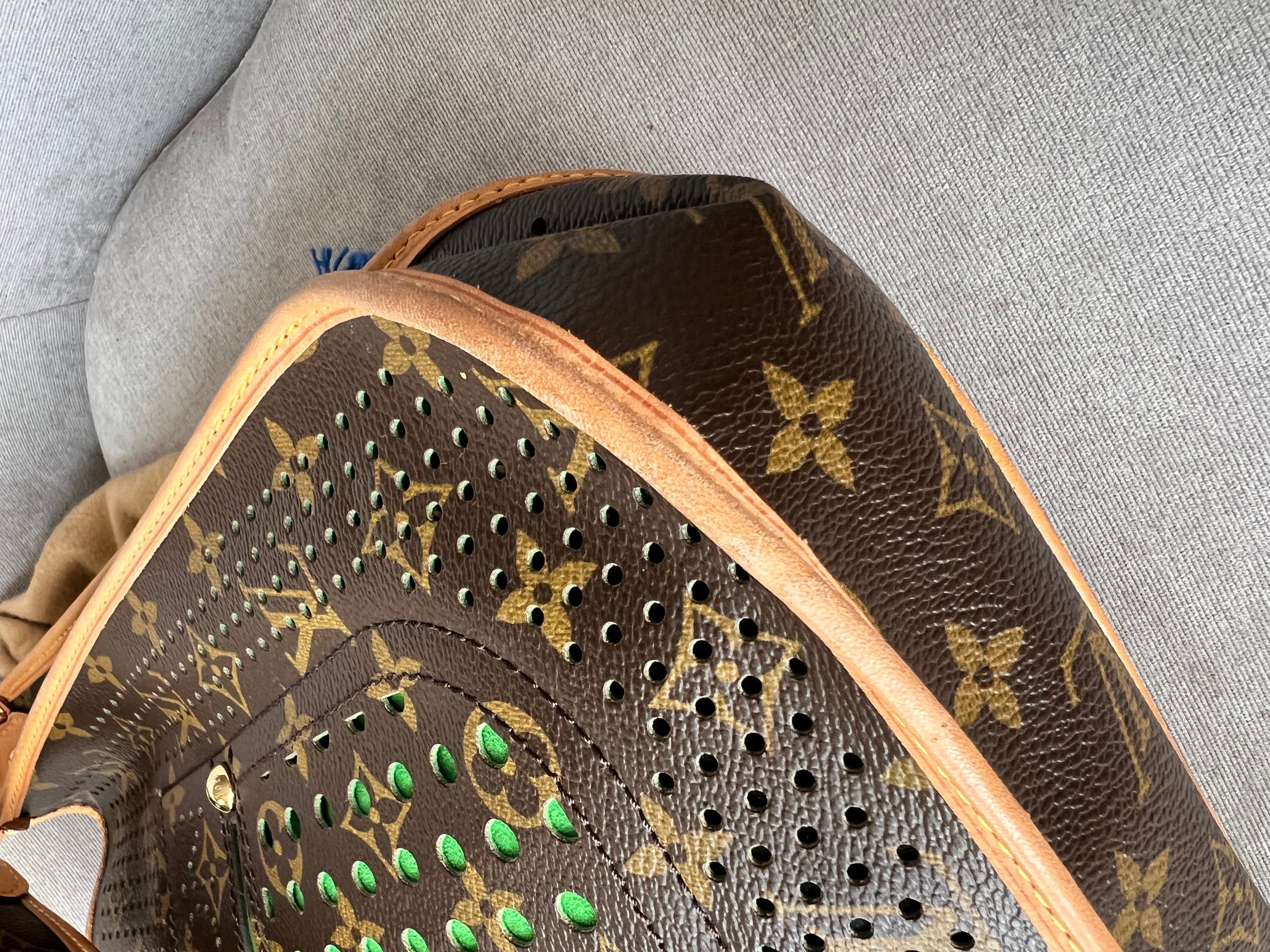 Louis Vuitton Perforated Monogram Green Musette Bag