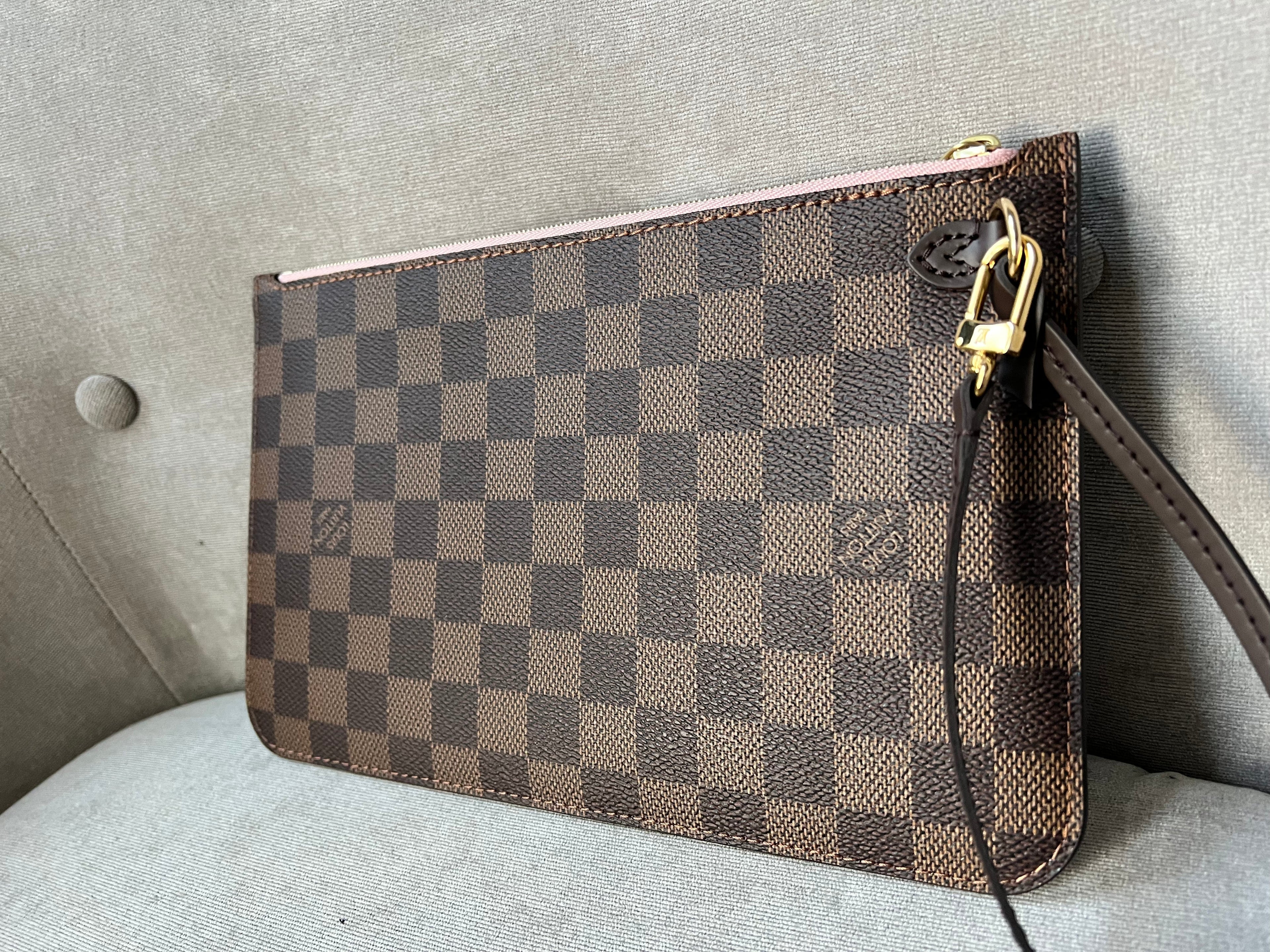 Louis Vuitton Pouch (from Neverfull MM) in Damier Ebene