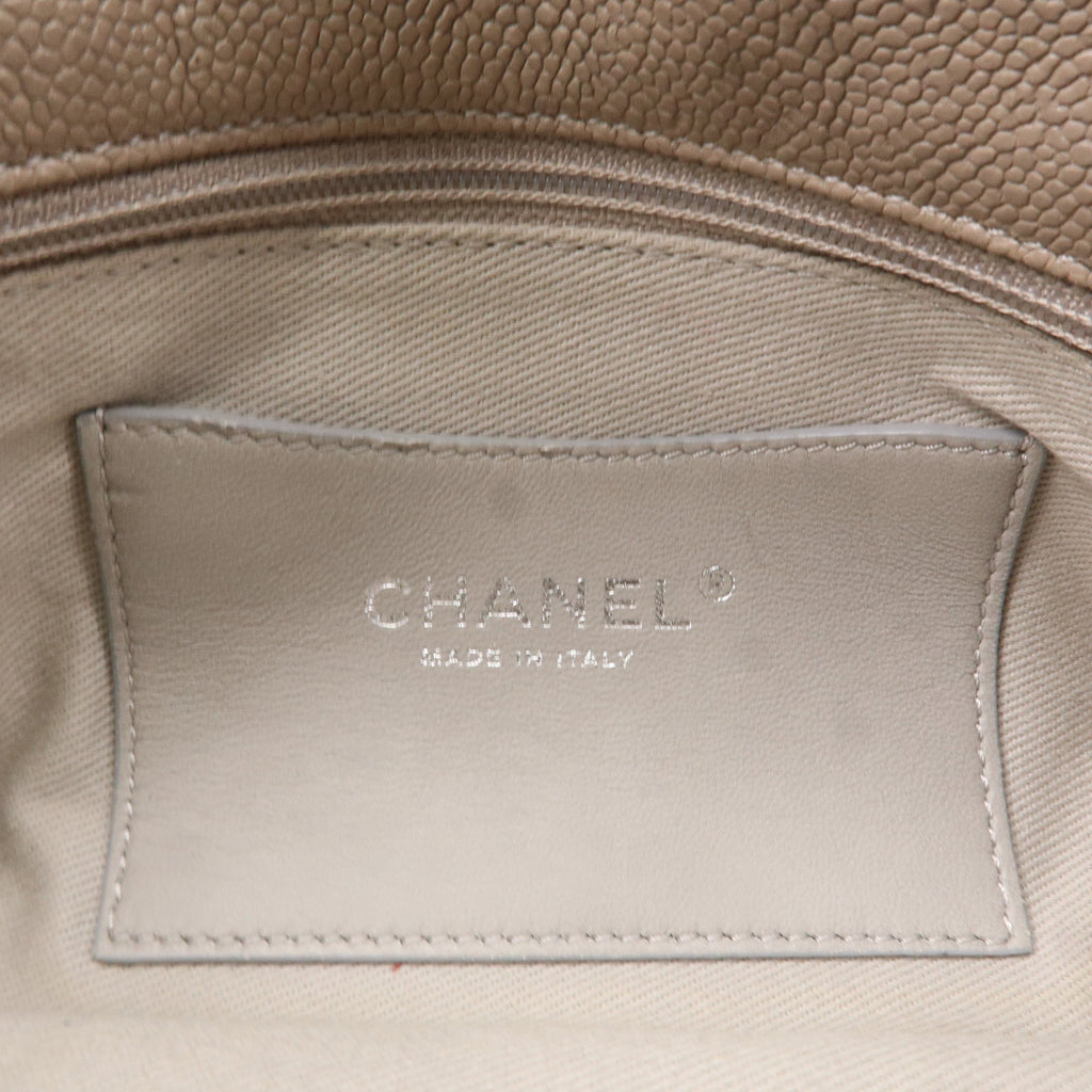 CHANEL Matelasse Mademoiselle Caviar Skin Chain Hand Bag A50556