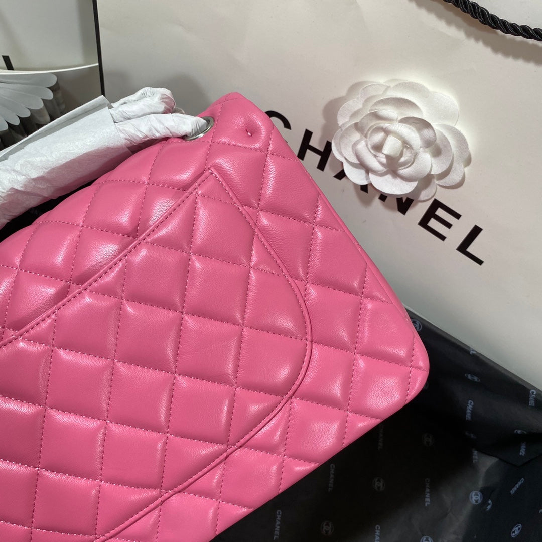 CHLLarge Classic Handbag Gold Hardware PiNike For Women, Women’s Handbags, Shoulder Bags 11.8in/30cm