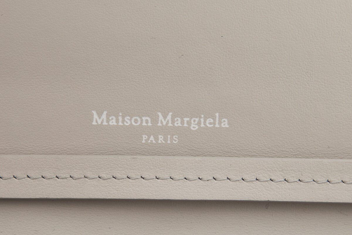 Maison Margiela Fridge Metallic-Finish Silver Cross-Body