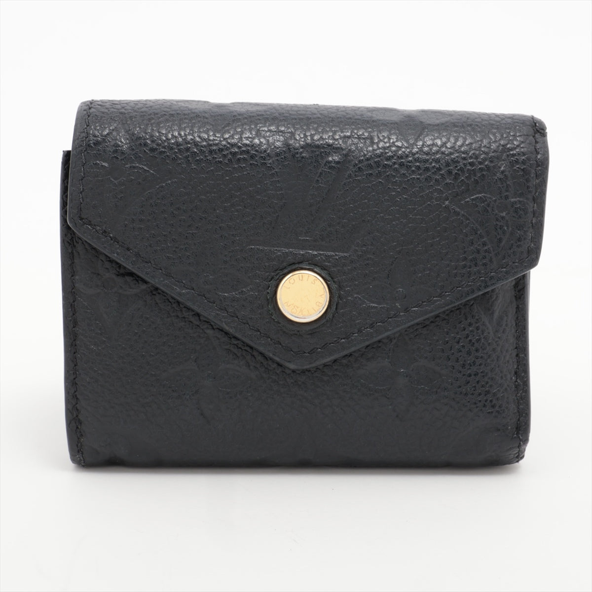 Louis Vuitton Amplant Portefolio Victoria M64060 Noir Compact Wallet