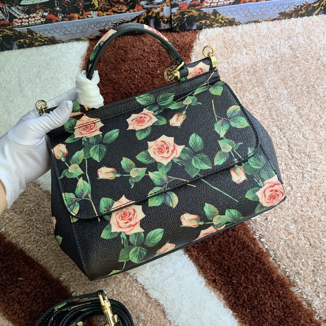 GLAMI MeGLAMIum Sicily Handbag Unique Print Motifs Muticolour For Women 10.2in/26cm GLAMI