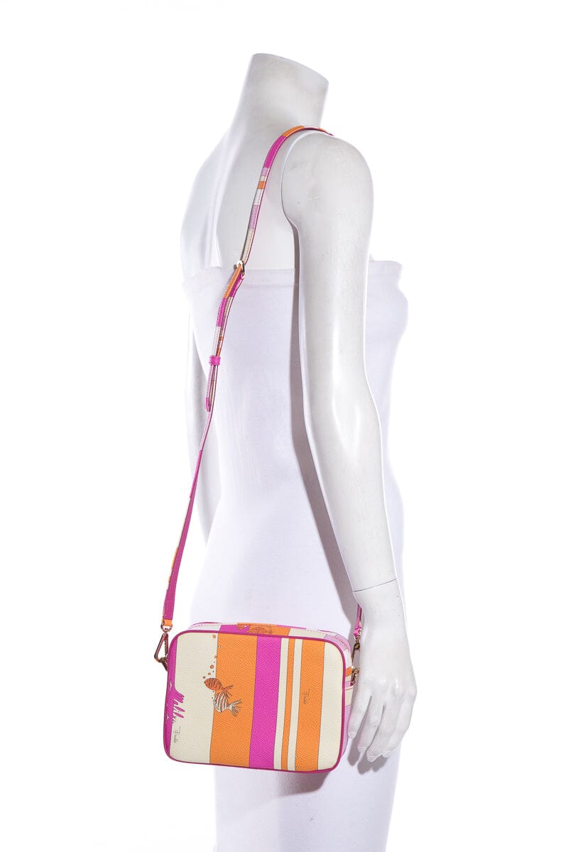 Pucci Pink & Orange Tigerfish Cross-Body