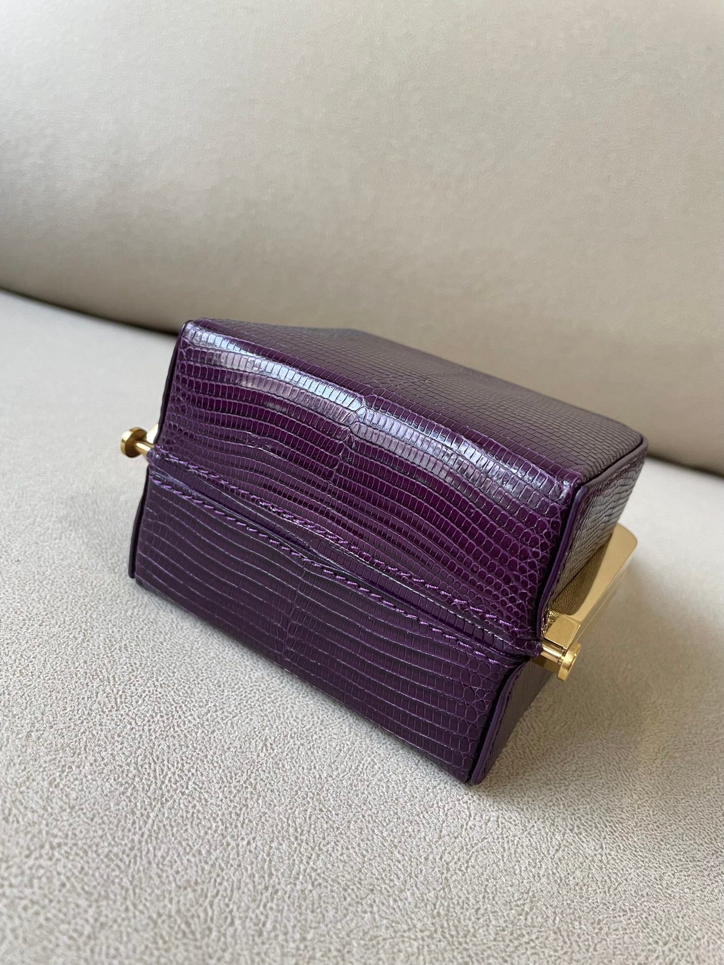 GLAMI Triomphe MinauGLAMIere In Lizard Violet For Women 4in/10cm