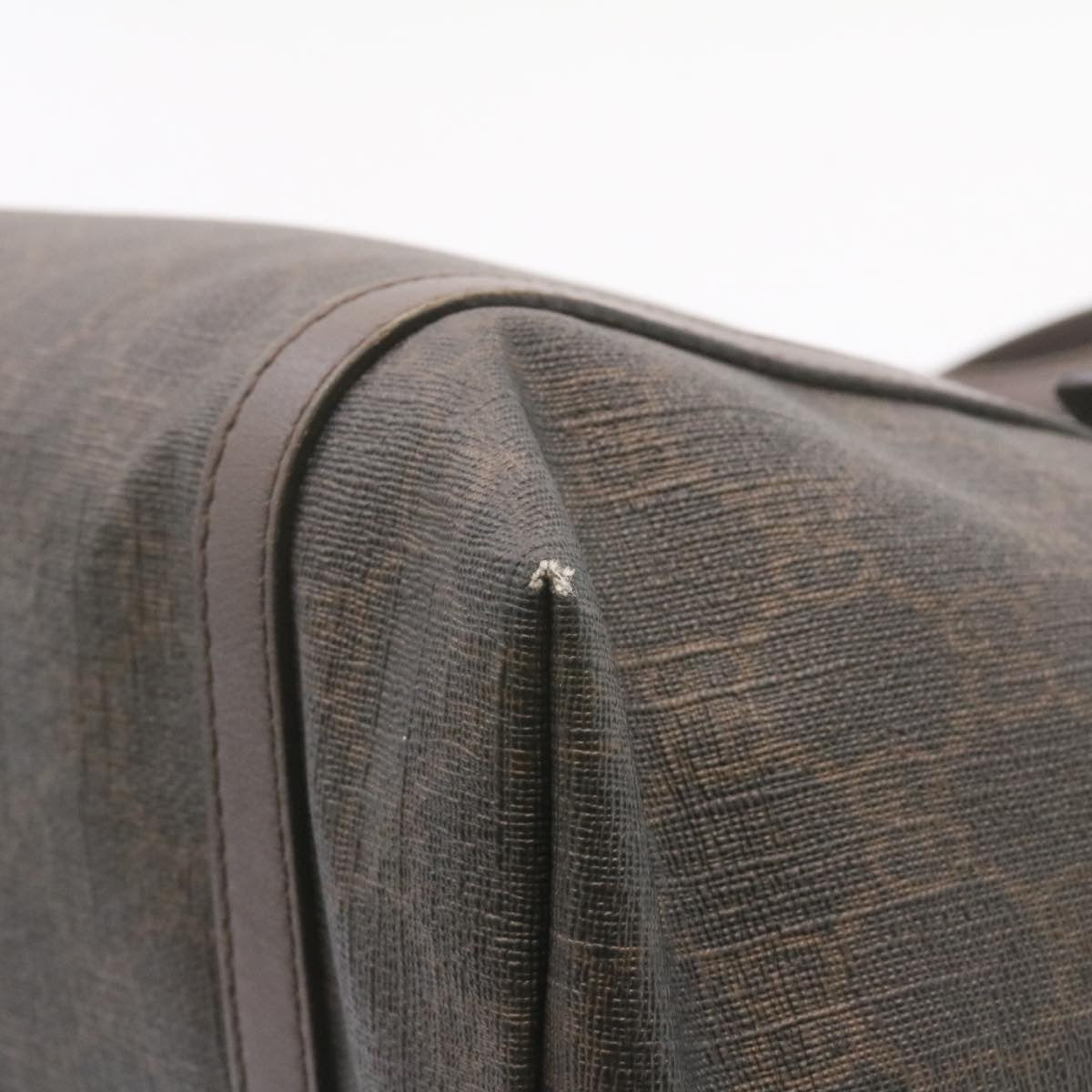 GUCCI GG Canvas Tote Bag PVC Leather Brown 336776 23085