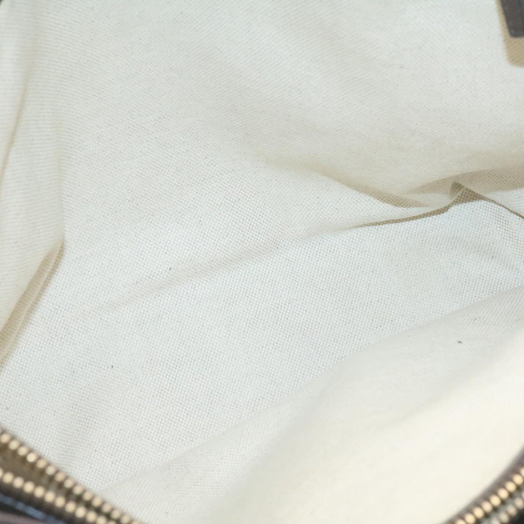 GUCCI GG Canvas Tote Bag PVC Leather Brown 336776 23085