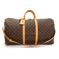 Louis Vuitto Keepall 60 Bandouliere Monogram Canvas Travel Bag