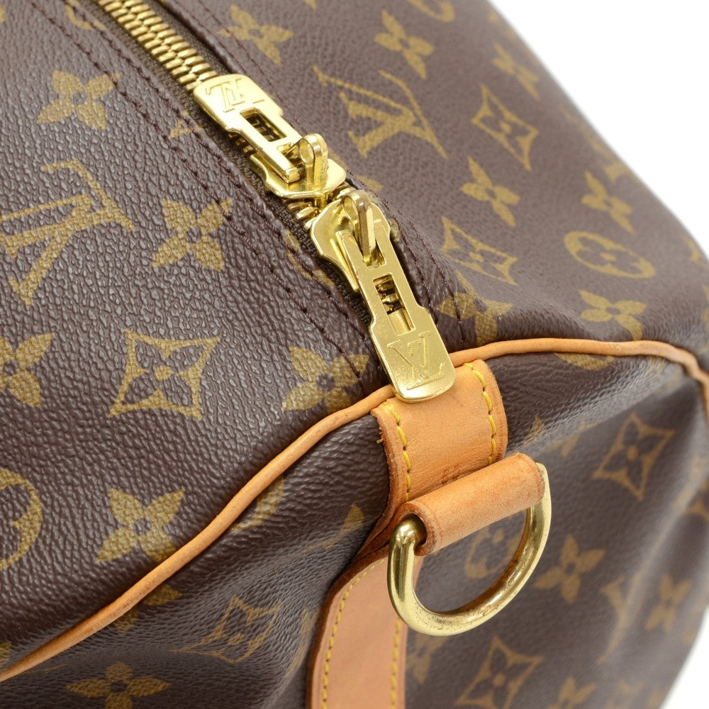 Louis Vuitto Keepall 60 Bandouliere Monogram Canvas Travel Bag