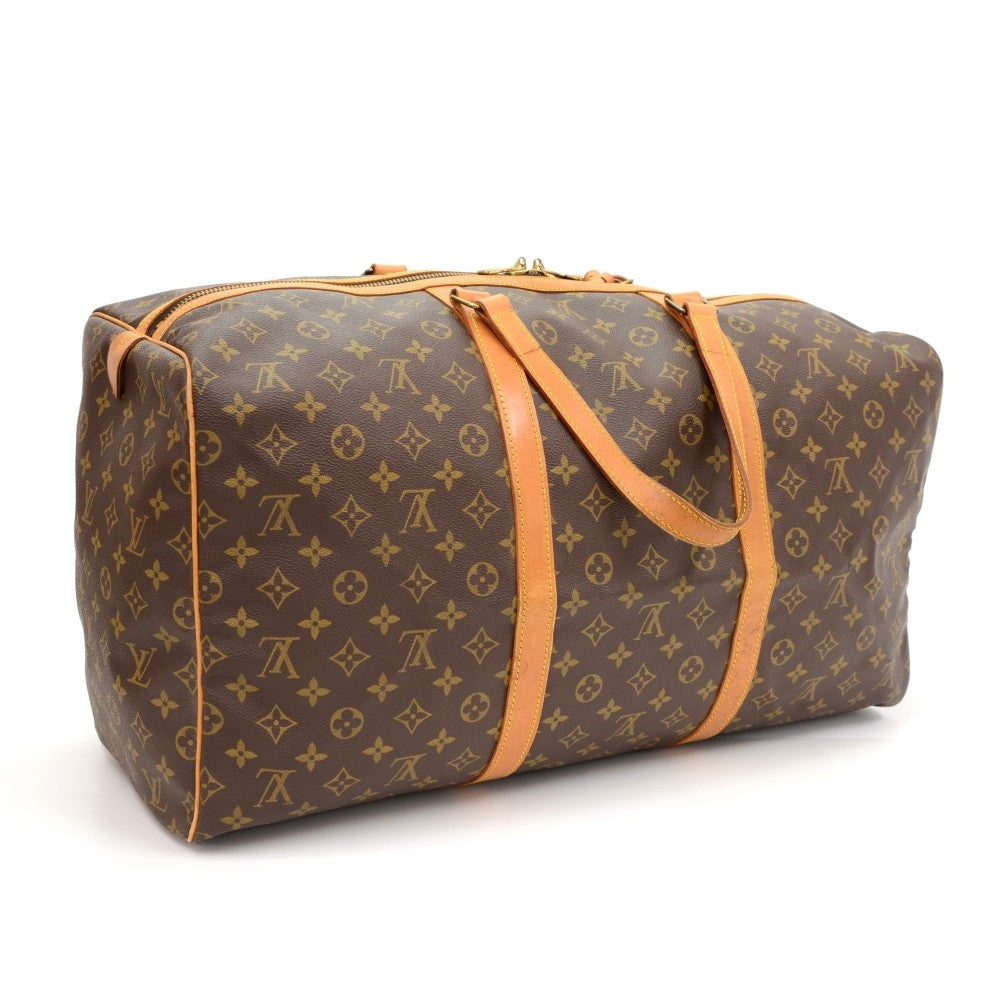 Louis Vuitto Sac Souple 55 Monogram Canvas Travel Bag