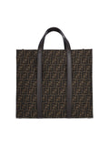 Fendi Men Jacquard Ff' Tote Bag