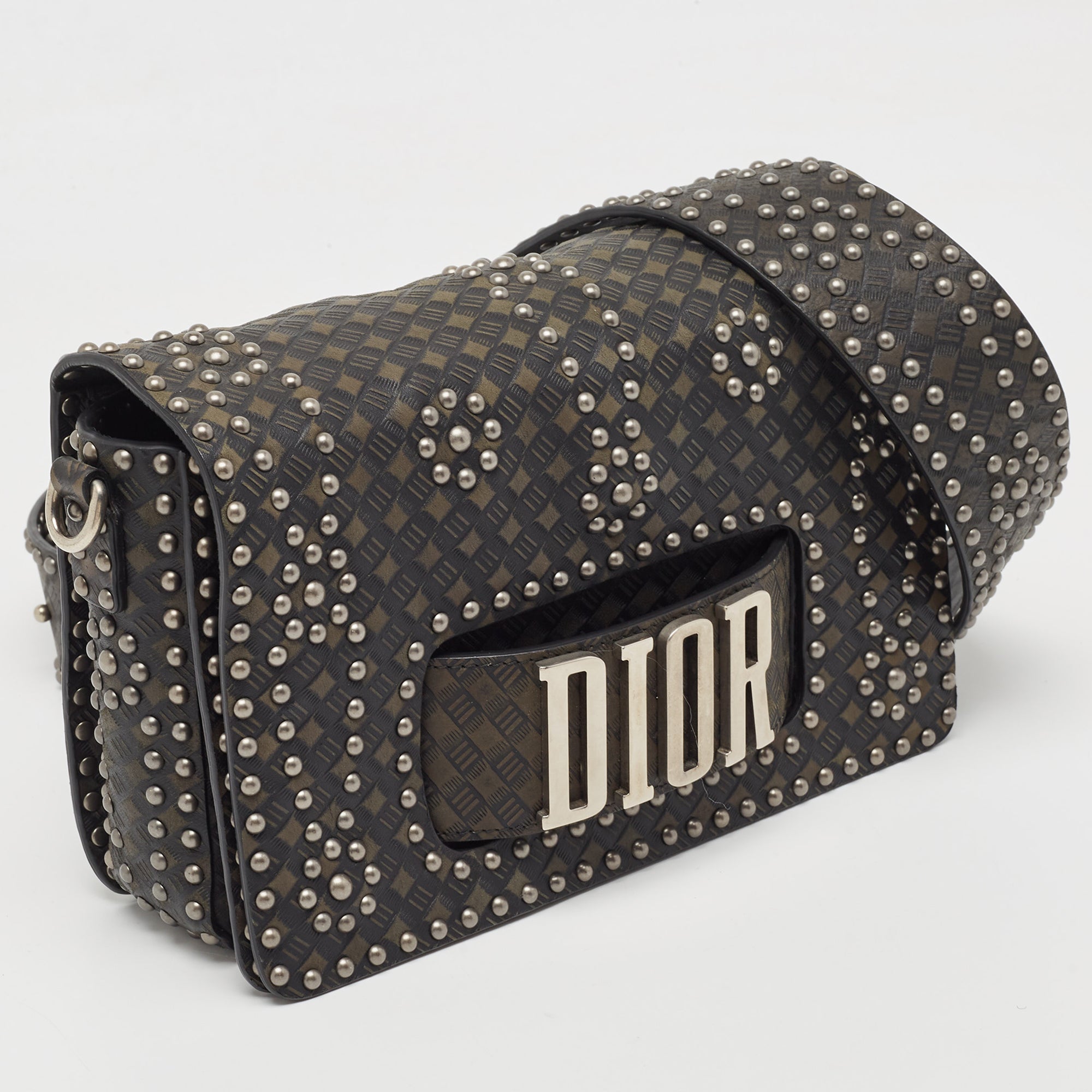 Dior  Studded Leather Medium DioREvolution J'adior Chain Bag