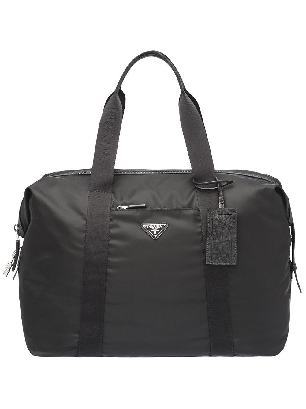 PRADA Travel Tote in Nylon and Leather - 44.5 x 40 x 24 cm